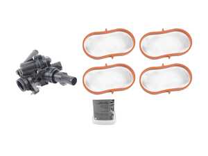 ES#4873526 - 2702002200KT - Thermostat Replacement Kit -  Mercedes CLA250 / CLA45 AMG / GLA250 / GLA45 AMG  - Maintain proper operating temperature with a new thermostat, housings and hardware - Genuine Mercedes Benz - Mercedes Benz