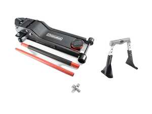 ES#4932305 - 18M-TESLAKTWJKT - The RennStand Jack Stand -  With Tesla/Porsche Jack Pad Adaptor and Schwaben Jack - RennStand - 