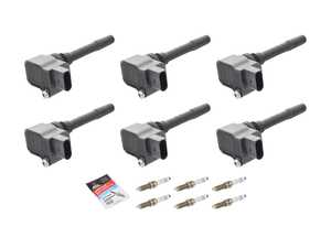 ES#5375291 - 0PB905093FKT4 - Ignition Service Kit - Featuring OEM Eldor Ignition Coils, and OEM Bosch Spark Plugs - Assembled By ECS - Porsche