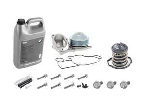 ES#5395765 - 11518516204KT1 - Water Pump & Thermostat Kit  - Includes everything needed to replace your water pump and thermostat. - Assembled By ECS - BMW
