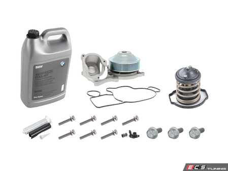 ES#5395765 - 11518516204KT1 - Water Pump & Thermostat Kit  - Includes everything needed to replace your water pump and thermostat. - Assembled By ECS - BMW