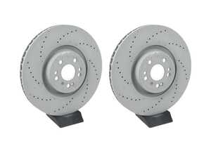 ES#5395893 - 167421100107KT - Front Brake Rotors - Pair (375x36) - Restore your stopping power - Genuine Mercedes Benz - Mercedes Benz