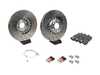 ES#5397048 - F85X5MFBKT - Front Brake Service Kit - Featuring SHW Performance cross drilled rotors and Zimmermann brake pads - Assembled By ECS - BMW