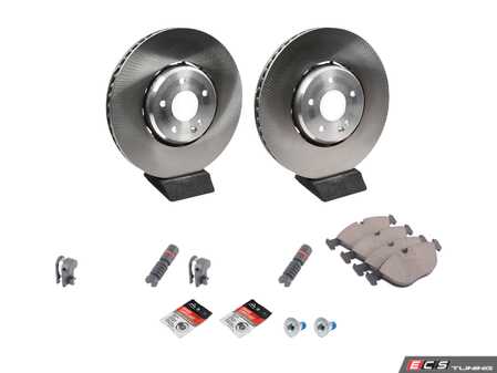 ES#5424949 - 2104211812KT3 - Front Brake Service Kit (334x32) - Featuring SHW Performance rotors, and Brembo Ceramic pads - SHW Performance - Mercedes Benz