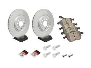 ES#5425423 - 8N0615301A1KT - Front Brake Service Kit (312x25) - Featuring SHW Performance rotors and ECS DD23 ceramic pads - Assembled By ECS - Volkswagen