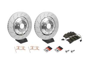 ES#5425673 - 420615301D6KT - Front Brake Service Kit - (365x34mm) - Featuring SHw Performance rotors and ECS EP24 brake pads - Genuine Volkswagen Audi - Audi