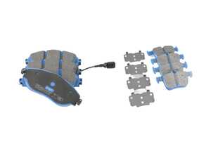 ES#5432889 - EBCMQBBLUKT - Front & Rear BlueStuff Performance Brake Pad Set - Intermediate grade trackday pads for aggressive street driving and track use. - EBC - Volkswagen