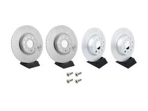 ES#5433761 - 312272fr3KT - Front & Rear Brake Rotor Kit (312x25/272x10) - Factory replacement rotors. - Genuine Volkswagen Audi - Volkswagen
