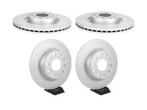 ES#5433773 - 312272FR12KT - Front & Rear Evolution Brake Rotor Kit (312x25/272x10) - Featuring a protective Meyle Platinum coating - Meyle - Volkswagen