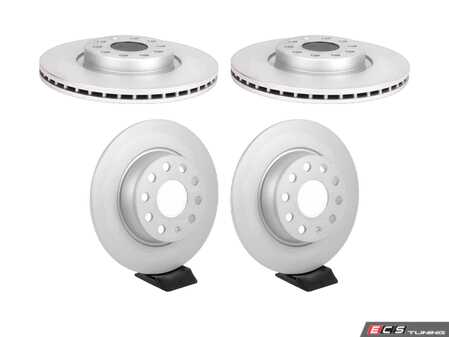 ES#5433773 - 312272FR12KT - Front & Rear Evolution Brake Rotor Kit (312x25/272x10) - Featuring a protective Meyle Platinum coating - Meyle - Volkswagen