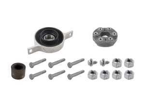 ES#5433963 - F3XADSOHKT - Driveshaft Overhaul Kit - Includes the basic components needed when replacing the center support bearing and front universal joint, featuring quality aftermarket components - Assembled By ECS - BMW