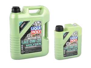 ES#5434045 - 20436KT1 - Molygen New Generation Engine Oil (0w-20) - 6 Liter - Full synthetic oil with fluorescent, friction-reducing additive! - Liqui-Moly - 