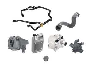 ES#5434383 - 115176324262KT2 - Cooling System Refresh Kit with Full Aluminum Water Pump - Assembled By ECS - BMW