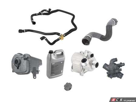 ES#5434383 - 115176324262KT2 - Cooling System Refresh Kit with Full Aluminum Water Pump - Assembled By ECS - BMW