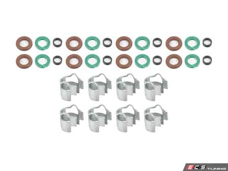 ES#5434531 - 06E998907EKT4 - Fuel Injector Repair Kit - A simple kit to service all five injectors - Assembled By ECS - Audi