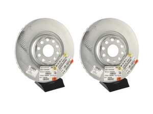 ES#5434707 - 5QN615301AKT - Front Brake Rotors - Pair (340x40) - Restore the stopping power in your vehicle. - Genuine Volkswagen Audi - Volkswagen