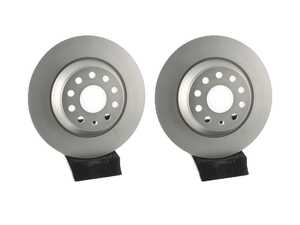 ES#5434728 - 5QN615601KT2 - Rear Brake Rotors - Pair (272x10) - Restore the stopping power in your vehicle. - Genuine Volkswagen Audi - Volkswagen