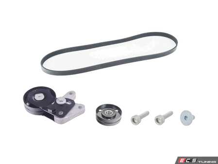 ES#5434804 - 07L903137E4KT - Basic Accessory Belt & Tensioner Kit  - Keep your accessories running properly with a new tensioner and drive belt - Assembled By ECS - Audi