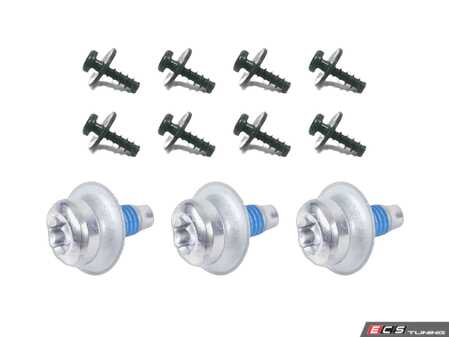 ES#5434893 - 5C0825237DKT - Belly Pan Installation Kit
 - Includes all necessary hardware to install your belly pan - Genuine Volkswagen Audi - Volkswagen