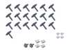 ES#5434895 - 4M0825235AFKT - Belly Pan Installation Kit
 - Includes all necessary hardware to install your belly pan - Genuine Volkswagen Audi - Audi