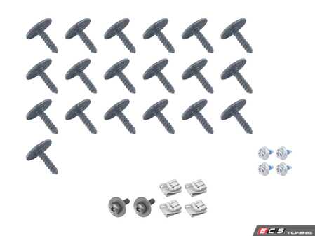 ES#5434895 - 4M0825235AFKT - Belly Pan Installation Kit
 - Includes all necessary hardware to install your belly pan - Genuine Volkswagen Audi - Audi