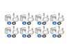 ES#5434901 - 06E998907GKT2 - Fuel Injector Installation Kit  - A simple to service all eight injectors! - Assembled By ECS - Audi