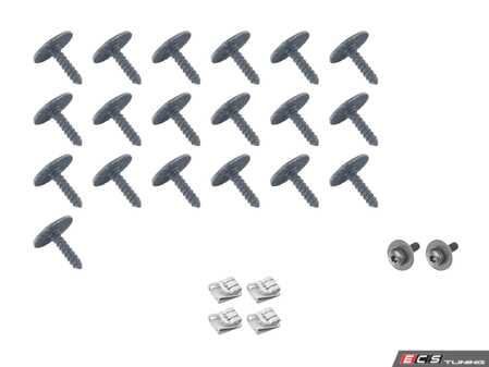 ES#5434903 - 4M0825235ADKT - Belly Pan Installation Kit
 - Includes all necessary hardware to install your belly pan - Genuine Volkswagen Audi - Audi
