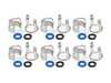 ES#5434959 - 06E998907GKT4 - Fuel Injector Installation Kit - A simple kit to service all six injectors! - Assembled By ECS - Audi
