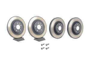 ES#5445462 - 4h0615601qtktKT - Front & Rear Brake Rotors - Set (345x30/330x22)  - Restore the stopping power in your vehicle - Genuine Volkswagen Audi - Audi