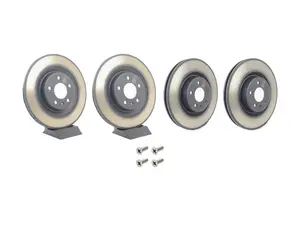 Front & Rear Brake Rotors - Set (345x30/330x22) 