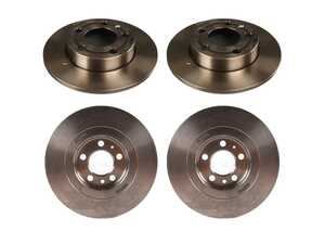 ES#5445734 - 1J0615301MKT10 - Front & Rear UV Coated Brake Rotors - Pair (280x22/232x9) - Features Brembo's special UV paint treatment that guarantees superior corrosion resistance. - Brembo - Volkswagen