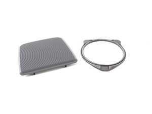 ES#120429 - 51468231129 - Rear Deck Speaker Cover - Priced Each - Grau/Gray. Protects the speakers located in the rear deck - Genuine BMW - BMW