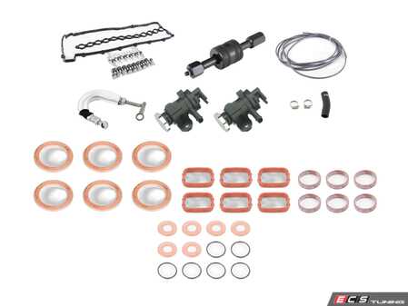 ES#5445755 - M57CVCRKT - M57 Comprehensive Valve Cover Gasket Replacement Kit - Includes everything needed to replace your Valve Cover Gasket, plus parts that should be replaced during this service - Assembled By ECS - BMW