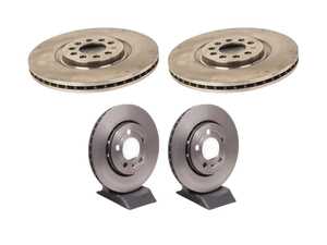 ES#5445759 - 8L0698301AKT9 - Front & Rear UV Coated Brake Rotors - Set (312x25/256x22) - Features Brembo's special UV paint treatment that guarantees superior corrosion resistance. - Brembo - Audi Volkswagen