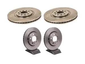 Front & Rear UV Coated Brake Rotors - Set (312x25/256x22)