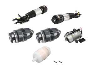 ES#5446343 - as-2786KT - Complete Arnott Air Suspension Replacement Kit - W219 CLS500 / CLS550 - Includes Two (2) front air suspension struts, Two (2) rear air suspension bags, Two (2) rear shock absorbers, air suspension compressor, and an air compressor filter. - Arnott - Mercedes Benz