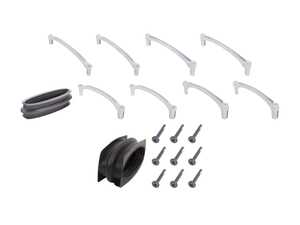 ES#5446680 - 17512475121KT1 - Intercooler Clamp & Boot Kit  - Mounts and holds the boot to the intercooler and air duct - Genuine MINI - MINI