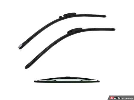 ES#5456519 - 4B0998002kKT - Front & Rear Wiper Blade Set - Clear up streaks & improve rainy day visibility - Genuine Bentley - Audi