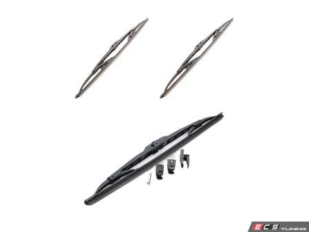 ES#5456732 - 40715KT - Bosch Micro Edge Front & Rear Wiper Blade Set - Clear up streaks & improve rainy day visibility - Bosch - Audi Volkswagen