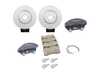ES#5456980 - mqbmacanbbKT - Macan Big Brake Kit  - Featuring Macan Calipers and ECS MK5 R32 Rotors. - Assembled By ECS - Audi Volkswagen