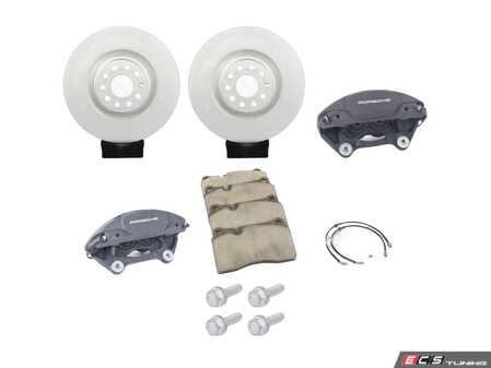 ES#5456980 - mqbmacanbbKT - Macan Big Brake Kit  - Featuring Macan Calipers and ECS MK5 R32 Rotors. - Assembled By ECS - Audi Volkswagen
