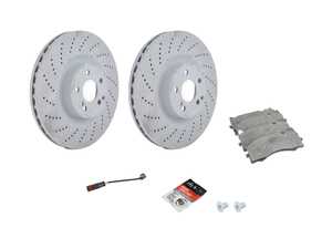 ES#5457074 - 0004212012KT10 - Front Brake Service Kit (360x36) - Featuring Genuine Mercedes-Benz rotors, and pads. - Genuine Mercedes Benz - Mercedes Benz