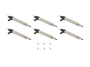 ES#5457245 - 256070560080KT4 - Fuel Injector Service Kit - Includes all 6 injectors with installation kits. For all M276 and M256 engine applications. - Assembled By ECS - Mercedes Benz