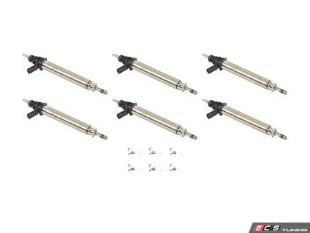 ES#5457245 - 256070560080KT4 - Fuel Injector Service Kit - Includes all 6 injectors with installation kits. For all M276 and M256 engine applications. - Assembled By ECS - Mercedes Benz