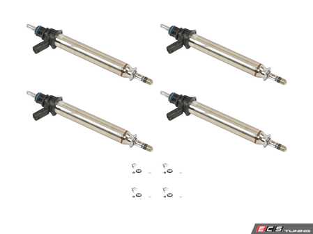 ES#5457249 - 256070560080KT6 - Fuel Injector Service Kit - Includes all 4 injectors with installation kits. For all M270, M274, M260, M264, M133, and M139 engine applications. - Assembled By ECS - Mercedes Benz