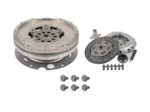 ES#5457375 - 3000 950 918KT - Sachs Performance XTend Clutch Kit With Luk Flywheel  - Featuring Sachs Xtend pressure plate, full-face clutch disc, throw-out bearing, Luk DMF125 flywheel, Six genuine VW/Audi flywheel bolts - Assembled By ECS - Audi