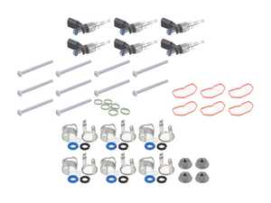 ES#5457409 - 06E906036CKT - Fuel Injectors With Installation Kit - Contains everything you need to install your new injectors - Assembled By ECS - Audi