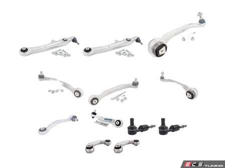 ES#5457589 - d3a8s8fcaKT - Meyle High Durability Front Control Arm Kit - D3 Audi A8/S8 - Includes all front control arms with hardware! Also includes outer tie rod ends, and sway bar end links. - Meyle HD - Audi