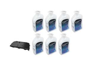 ES#5457693 - 24118743462KT4 - Automatic Transmission Service Kit - GA8HP51X / GA8HP51Z - Includes all the necessary components for a complete transmission service - Featuring a new Elring Pan & Filter Assembly, Lifeguard 8 Fluid, a pan gasket, installation hardware, and fill & drain plugs - Assembled By ECS - BMW