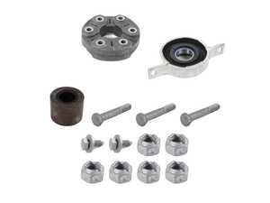 ES#5457853 - f30335xdsohKT - Driveshaft Overhaul Kit - Includes the basic components needed when replacing the center support bearing and front universal joint on your F30 335i xDrive, featuring quality aftermarket components - Assembled By ECS - BMW